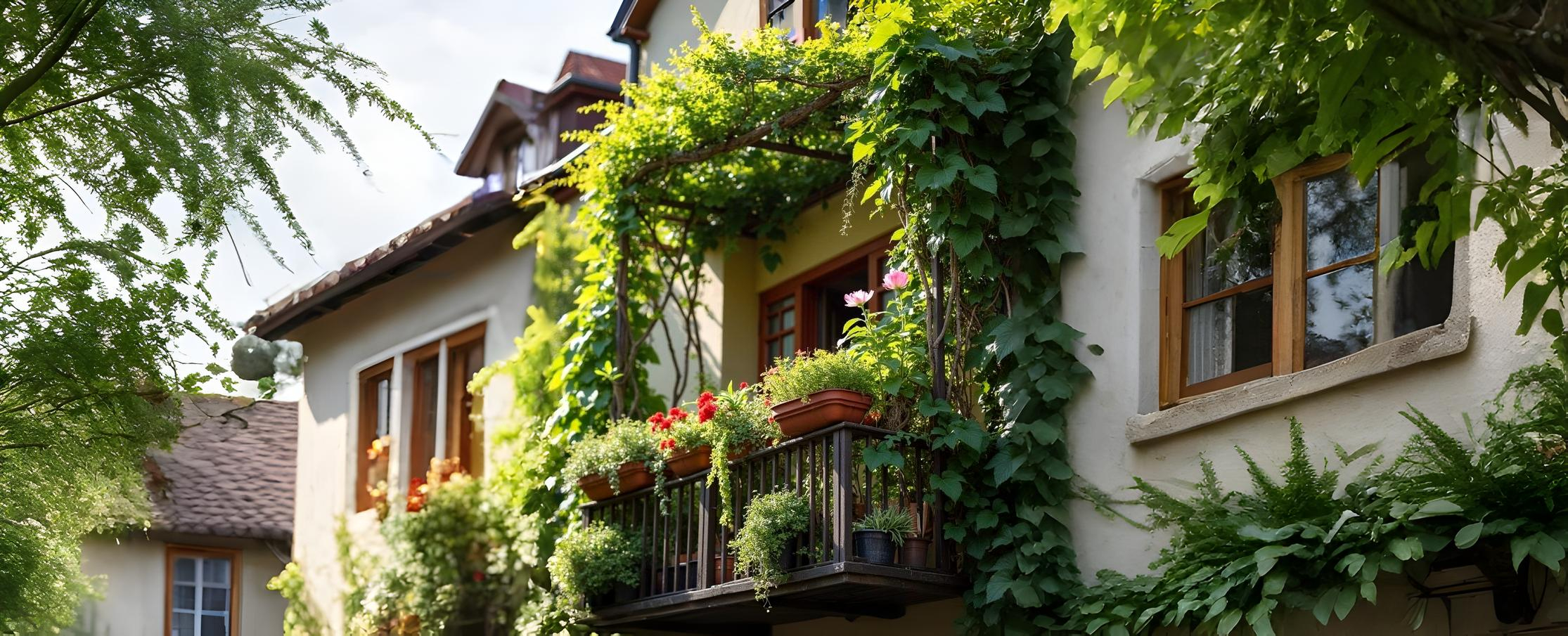 Before and after balcony garden transformation